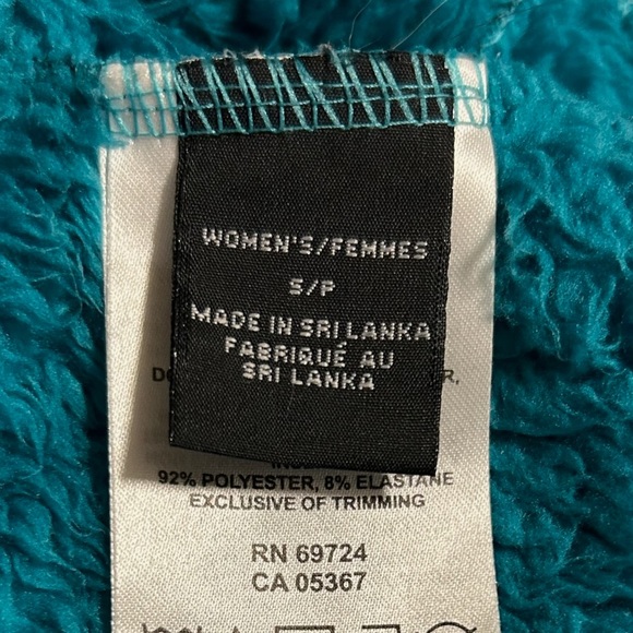 Mountain Hardware Monkeyman Fuzzy Jacket - Women's Small- Teal, Green, Blue - Picture 3 of 3